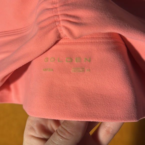 Golden Women’s Butter Volley Sports Bra Top in Bright Pink - Picture 3 of 4